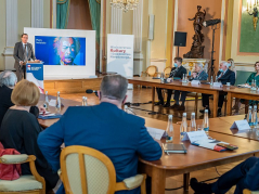 Uroczystość powołania Rady Programowej IDMN. Źródło: Biuro Prasowe Instytutu Dziedzictwa Myśli Narodowej im. Romana Dmowskiego i Ignacego Jana Paderewskiego