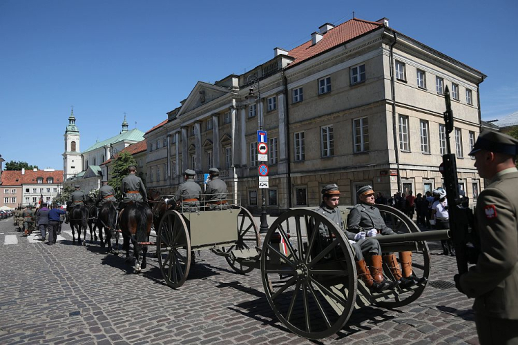 Uroczystości pogrzebowe gen. bryg. Ottokara Brzoza-Brzeziny w Warszawie. Fot. PAP/L. Szymański