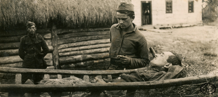 Poległy w walkach z bolszewikami ppor. B. Binder z 5 Pułku Piechoty Legionów. 28.07.1920. Źródło: CAW