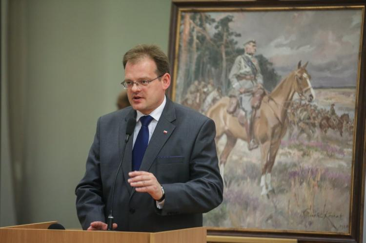 Szef Urzędu ds. Kombatantów i Osób Represjonowanych Jan Józef Kasprzyk. Fot. PAP/R. Guz