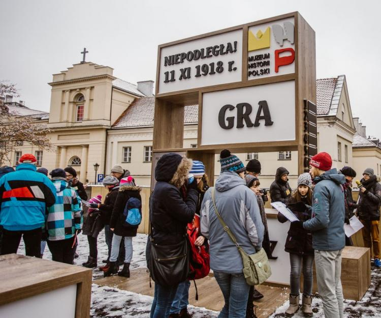 Przystanek Niepodległość Muzeum Historii Polski. Źródło: MHP