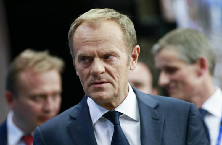 Szef Rady Europejskiej Donald Tusk. Fot. PAP/EPA