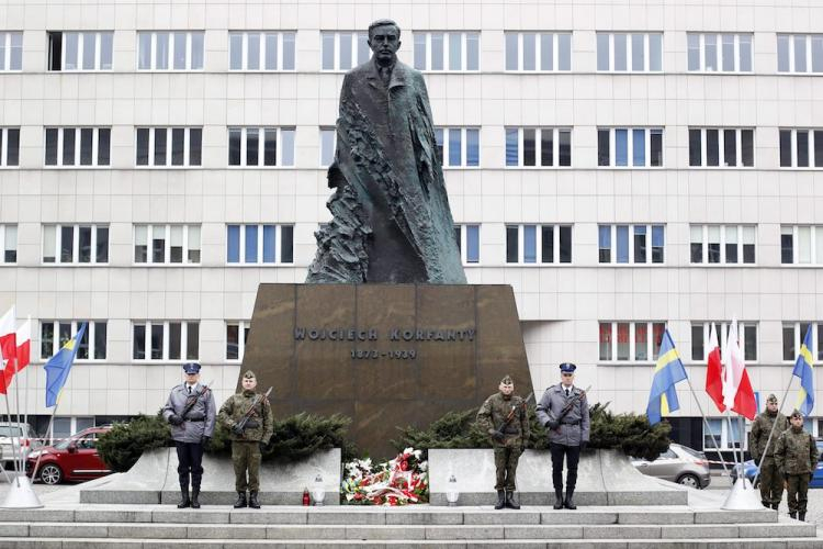 Pomnik Wojciecha Korfantego w Katowicach. Fot. PAP/A. Grygiel