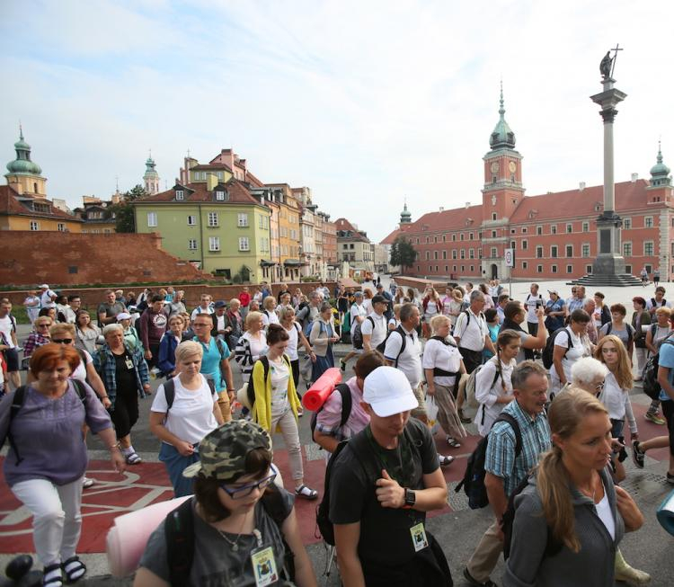 Warszawska Piesza Pielgrzymka na Jasną Górę. Fot. PAP/L. Szymański