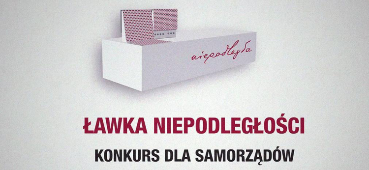 Ławka Niepodległości - konkurs dla samorządów. Źródło: MON