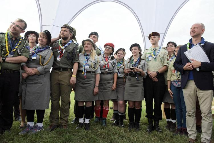 Zlot Związku Harcerstwa Polskiego na Wyspie Sobieszewskiej w Gdańsku. Fot. PAP/R. Jocher Zlot Związku Harcerstwa Polskiego na Wyspie Sobieszewskiej w Gdańsku. Fot. PAP/R. Jocher