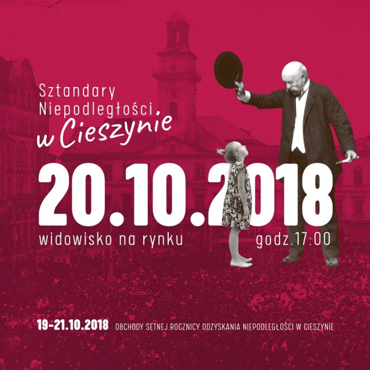 "Sztandary niepodległości" w Cieszynie 