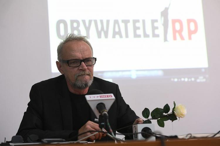 Lider Obywateli RP Paweł Kasprzak. Fot. PAP/B. Zborowski