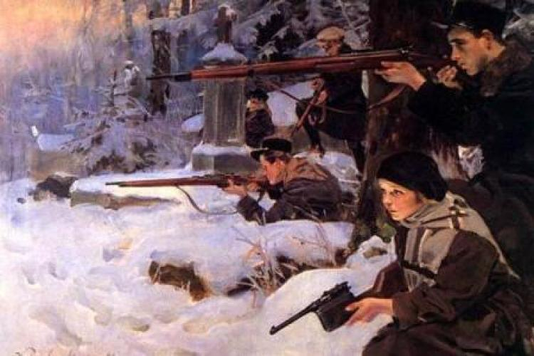 "Orlęta - obrona cmentarza" - obraz Wojciecha Kossaka, 1926. Fot. Wikimedia Commons "Orlęta - obrona cmentarza" - obraz Wojciecha Kossaka, 1926. Fot. Wikimedia Commons