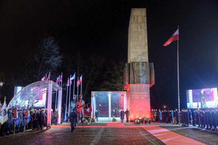 Poznań, 27.12.2018. Główne uroczystości rocznicowe przy pomniku Powstańców Wielkopolskich, 27 bm. W Poznaniu trwają obchody 100. rocznicy wybuchu Powstania Wielkopolskiego. Fot. PAP/J. Kaczmarczyk Poznań, 27.12.2018. Główne uroczystości rocznicowe przy pomniku Powstańców Wielkopolskich, 27 bm. W Poznaniu trwają obchody 100. rocznicy wybuchu Powstania Wielkopolskiego. Fot. PAP/J. Kaczmarczyk