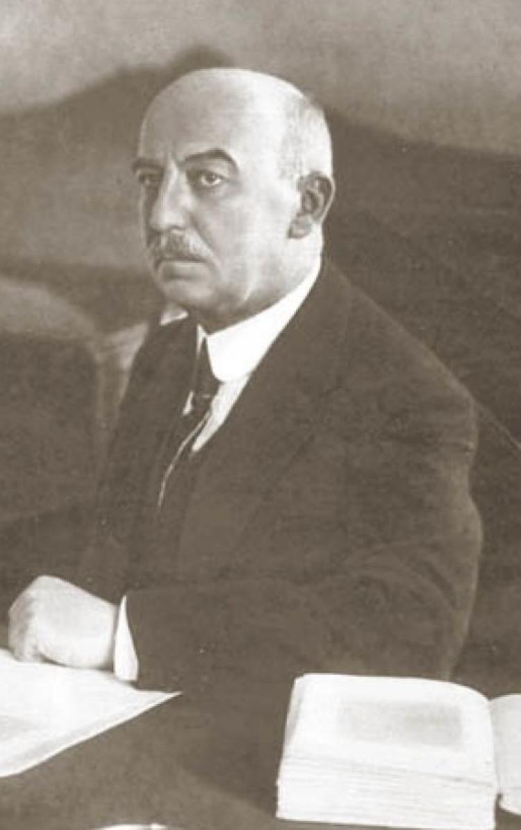 Prezydent Gabriel Narutowicz w 1922 roku. 