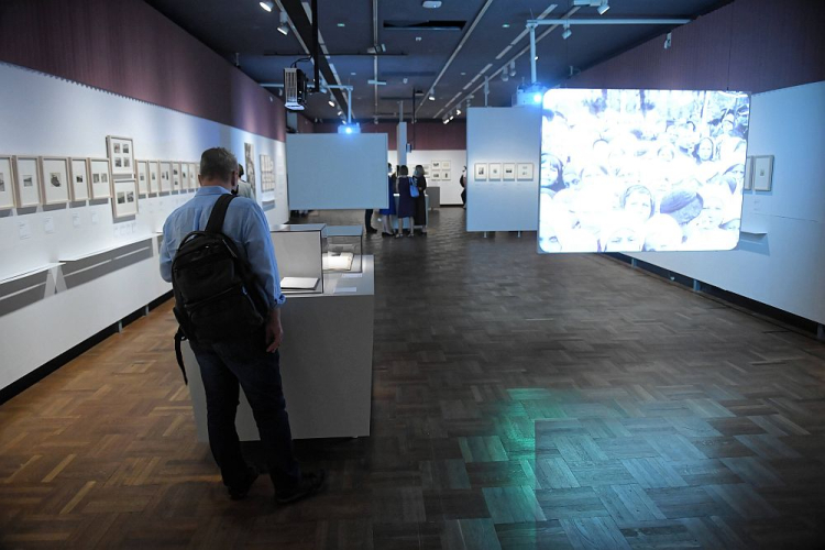 Wystawa „Fotorelacje. Wojna 1920” w Muzeum Narodowym w Warszawie. Fot. PAP/R. Pietruszka
