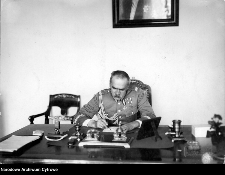Józef Piłsudski. Źródło: NAC Józef Piłsudski. Źródło: NAC