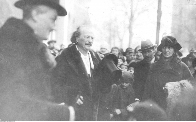 27 grudnia 1918 r. Ignacy Paderewski w Poznaniu. Źródło: Wikipedia Commons 27 grudnia 1918 r. Ignacy Paderewski w Poznaniu. Źródło: Wikipedia Commons