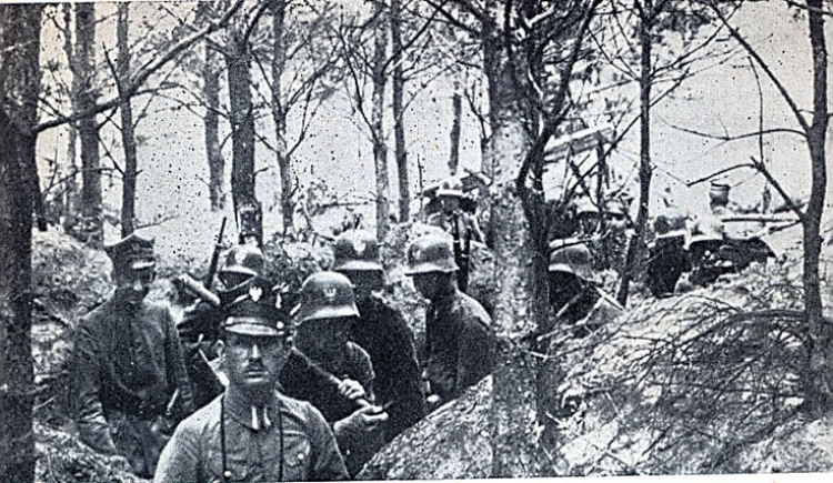 Powstańcy wielkopolscy w okopach, styczeń 1919 r. Źródło: Wikimedia Commons Powstańcy wielkopolscy w okopach, styczeń 1919 r. Źródło: Wikimedia Commons