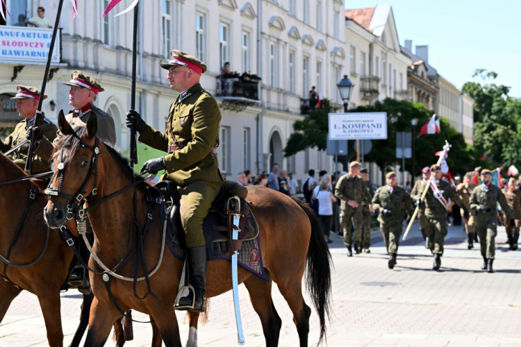 Uroczyste zakończenie 58. Marszu Szlakiem I Kompanii Kadrowej w Kielcach. Fot. PAP/P. Polak