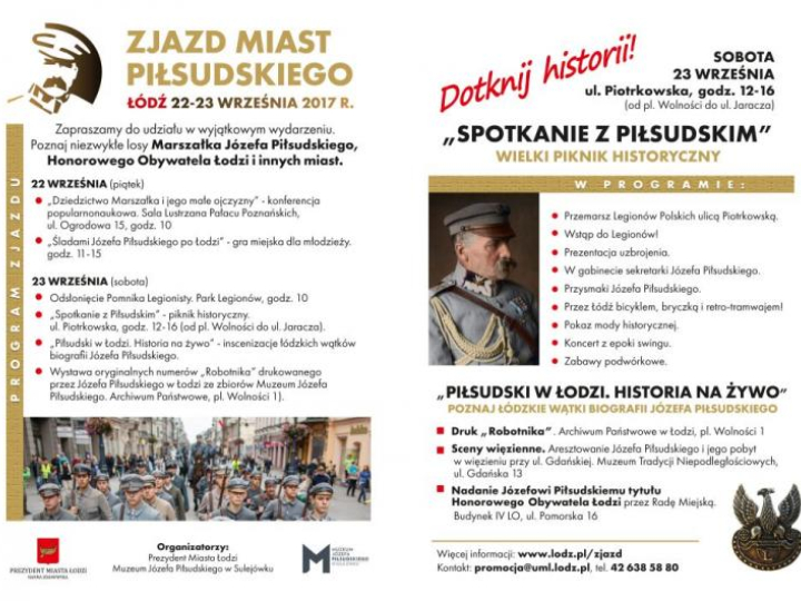 W sobotę piknik historyczny "Spotkanie z Piłsudskim"
