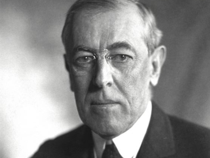 Prezydent USA Thomas Woodrow Wilson. Źródło: Wikimedia Commons