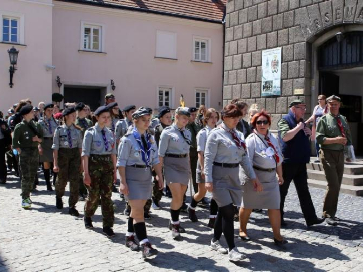 23. Pielgrzymka Związku Harcerstwa Polskiego na Jasna Górę. Fot. PAP/W. Deska