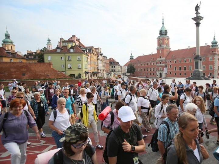 Warszawska Piesza Pielgrzymka na Jasną Górę. Fot. PAP/L. Szymański