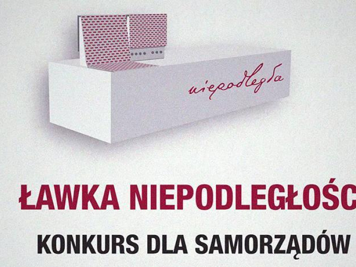 Ławka Niepodległości - konkurs dla samorządów. Źródło: MON