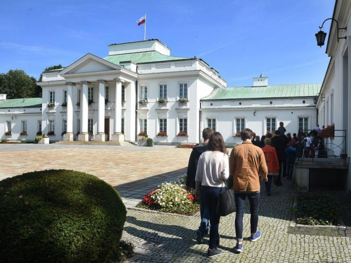 Belweder udostępniony zwiedzającym z okazji 25. Europejskich Dni Dziedzictwa. 2017 r. Fot. PAP/R. Pietruszka