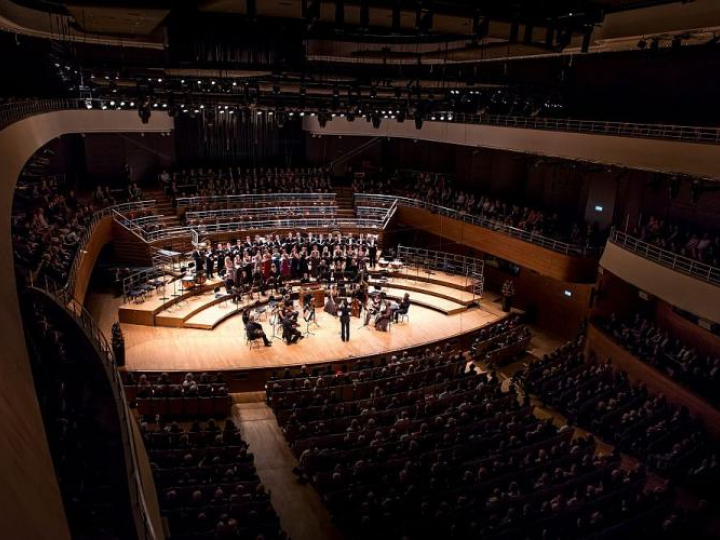 Sala koncertowa Narodowego Forum Muzyki we Wrocławiu. Fot. PAP/M. Kulczyński