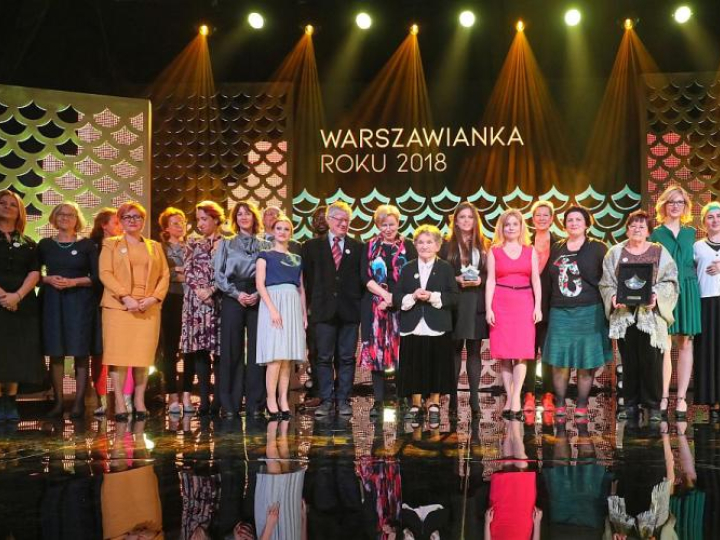 Gala plebiscytu „Warszawianka Stulecia” i „Warszawianka Roku” w stołecznym Teatrze Studio. Fot. PAP/P. Supernak
