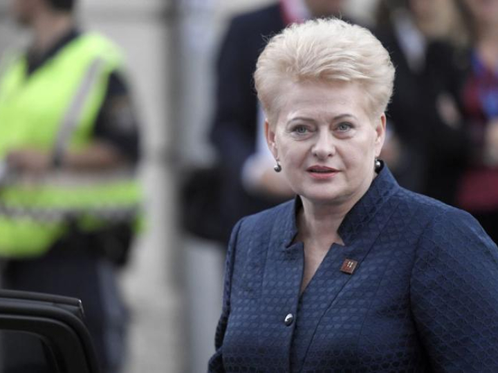 Dalia Grybauskaite. Fot. PAP/EPA