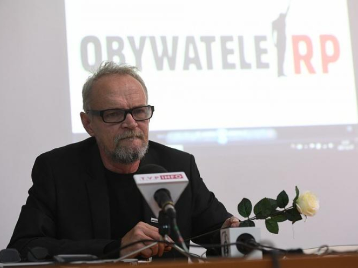 Lider Obywateli RP Paweł Kasprzak. Fot. PAP/B. Zborowski