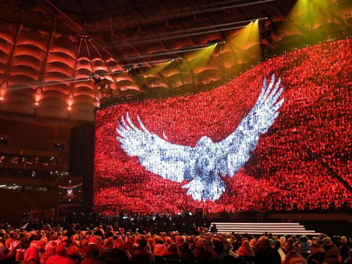 Koncert dla Niepodległej na stadionie PGE Narodowy w Warszawie. Fot. PAP/P. Supernak