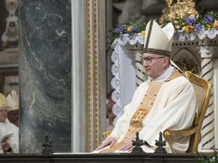 Kardynał Pietro Parolin. 02.2018. Fot. PAP/EPA