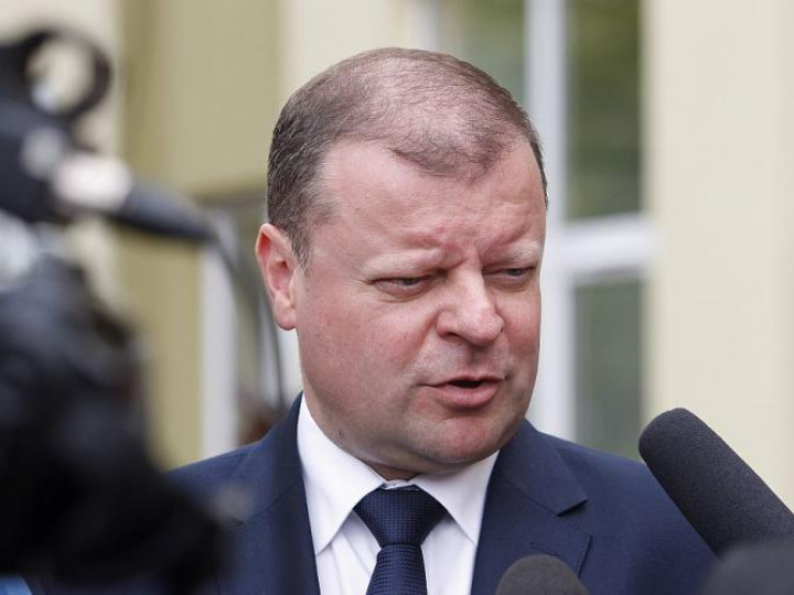 Premier Litwy Saulius Skvernelis. Fot. PAP/A. Reszko