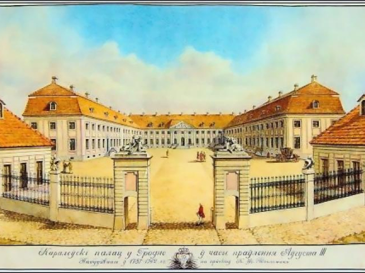 Nowy Zamek w Grodnie, miejsce obrad sejmu w 1793. Źródło: Wikimedia Commons