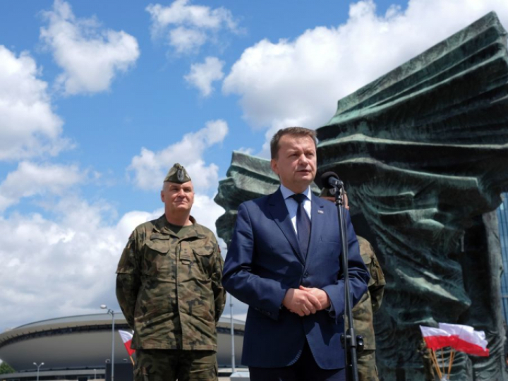 Minister obrony narodowej Mariusz Błaszczak. Fot. PAP/A. Grygiel