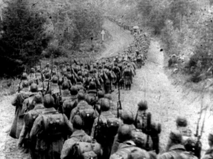 Oddziały sowieckie wkraczające do Polski 17 września 1939 r. Źródło: wikimedia commons