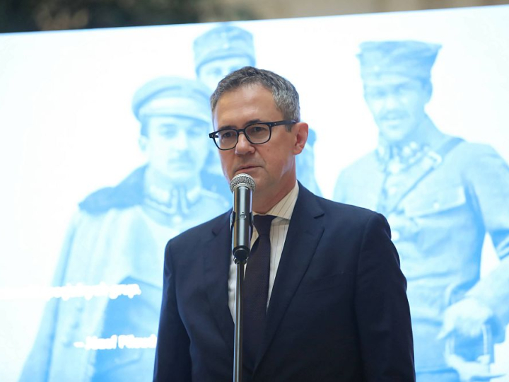 Dyrektor Muzeum Józefa Piłsudskiego w Sulejówku Robert Supeł. Fot. PAP/W. Olkuśnik